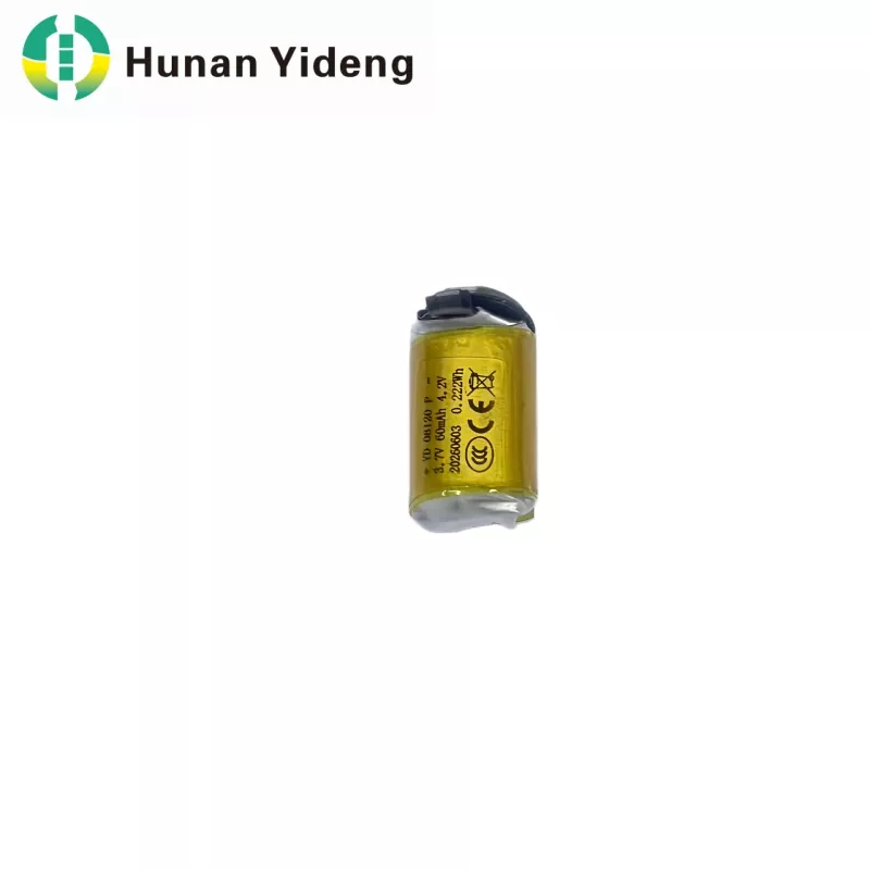 08120 3.7V 60mAh Li Polymer Cylindrical na Baterya